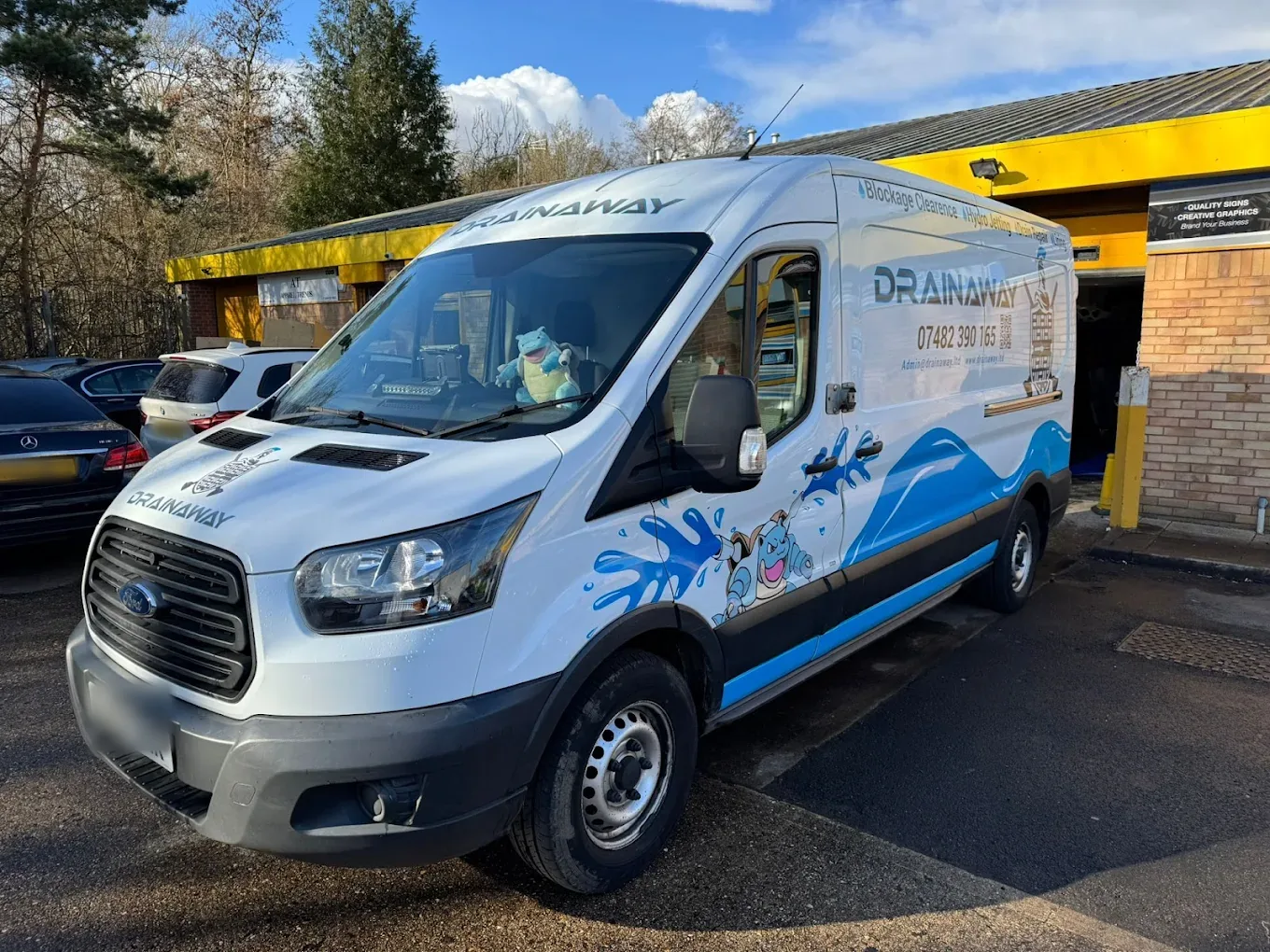 DrainAway service van covering Buckinghamshire